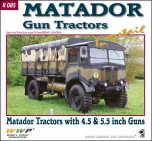 Red 85. Matador Gun Tractors in detail