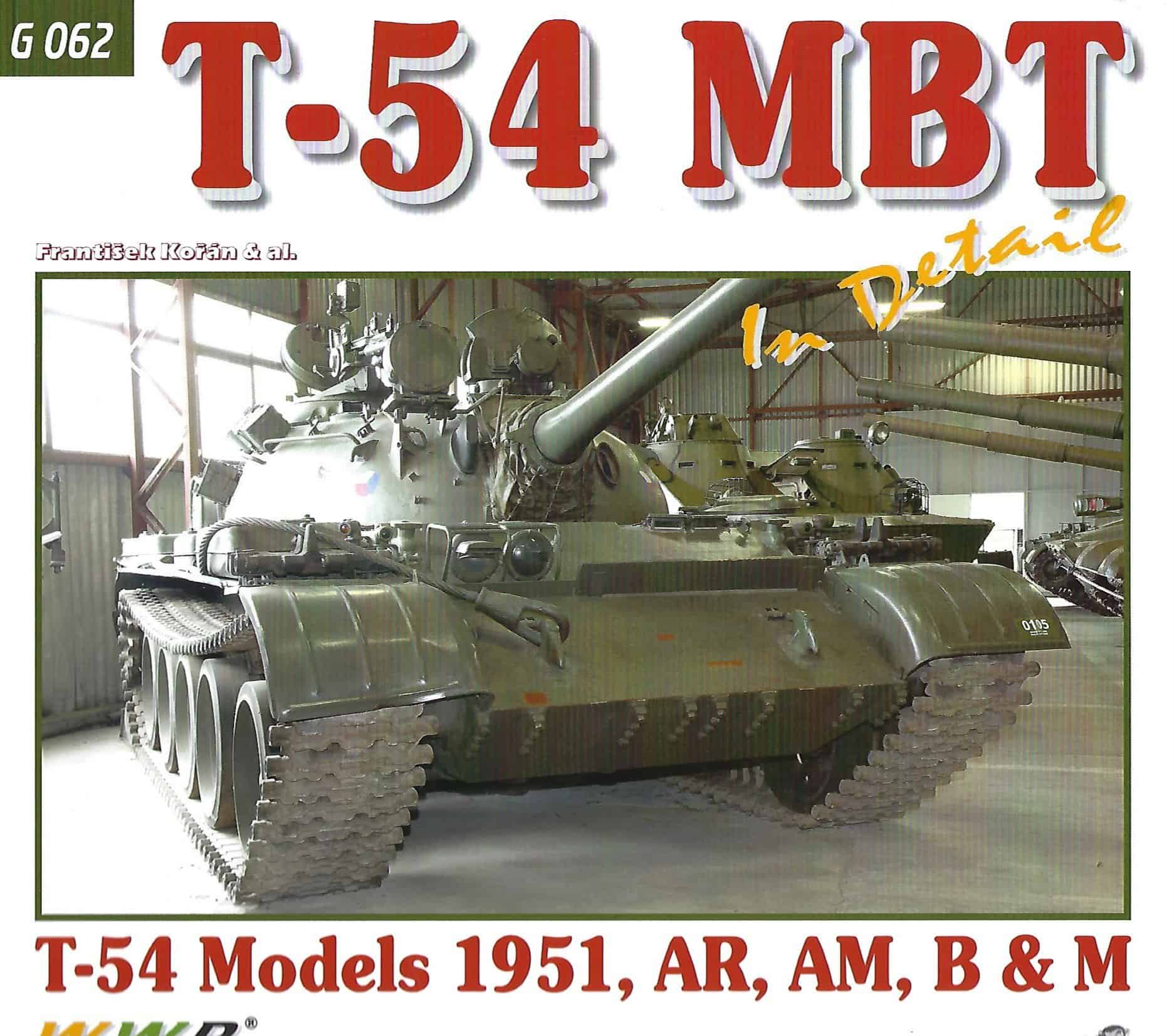 G062 T-54 MBT in detail