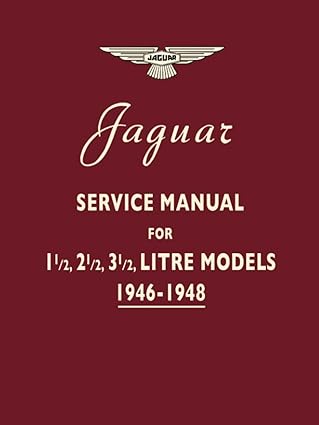 Jaguar Service Manual 1946-1948