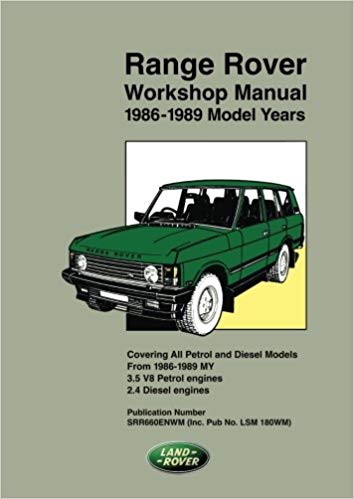 Range Rover Workshop Manual 1986-89