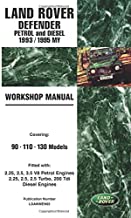 Land Rover Defender Petrol and Diesel 1993-95 Workshop Manual