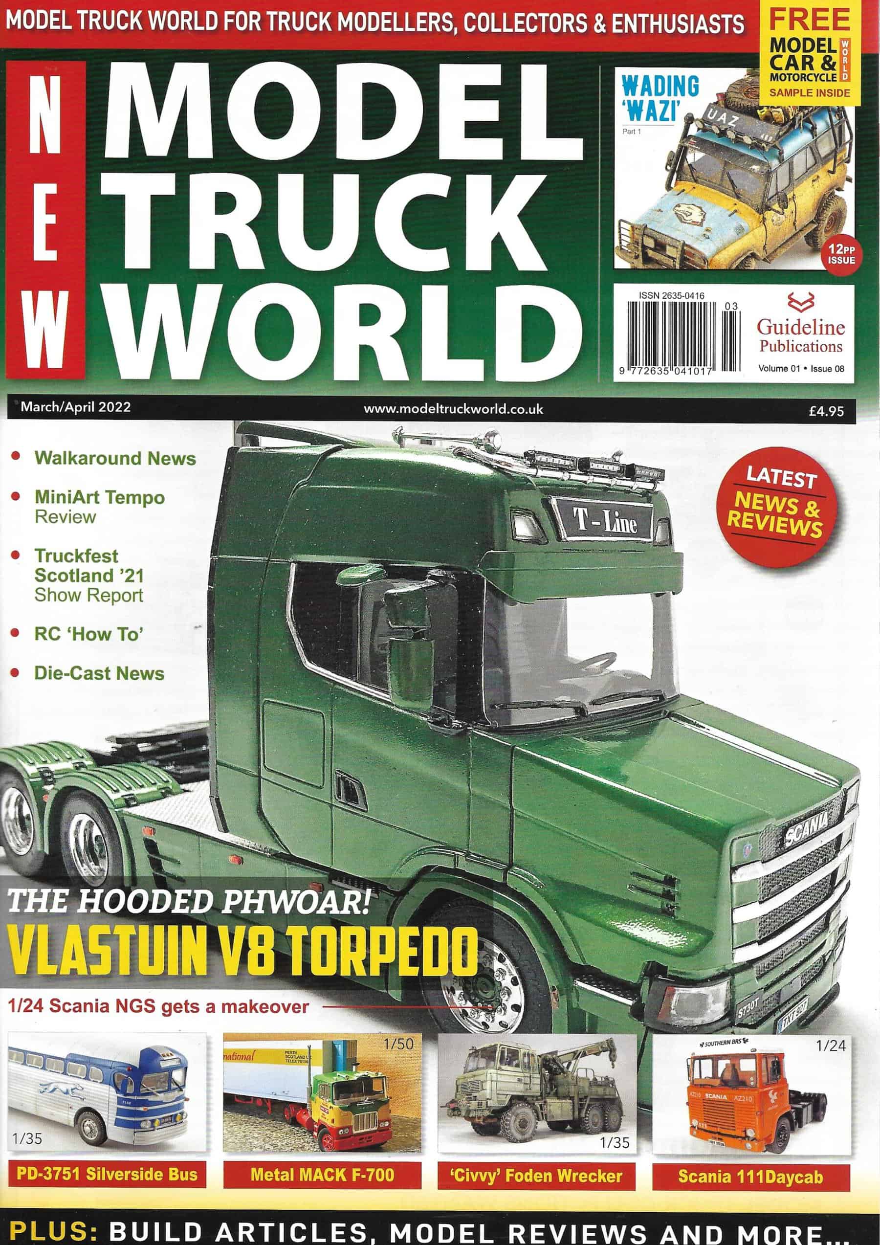 Model Truck World Issue 08. The Hooded Phwoar Vlastuin V8 Torpedo