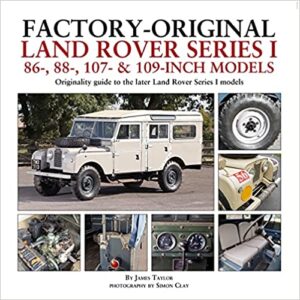 Factory original Land Rover Series 1 86,88,107 and 109 inch Models