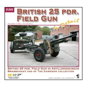 Red 049. British 25 Pounder Field Gun in Detail