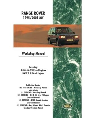 Range Rover Workshop Manual 1995-2001