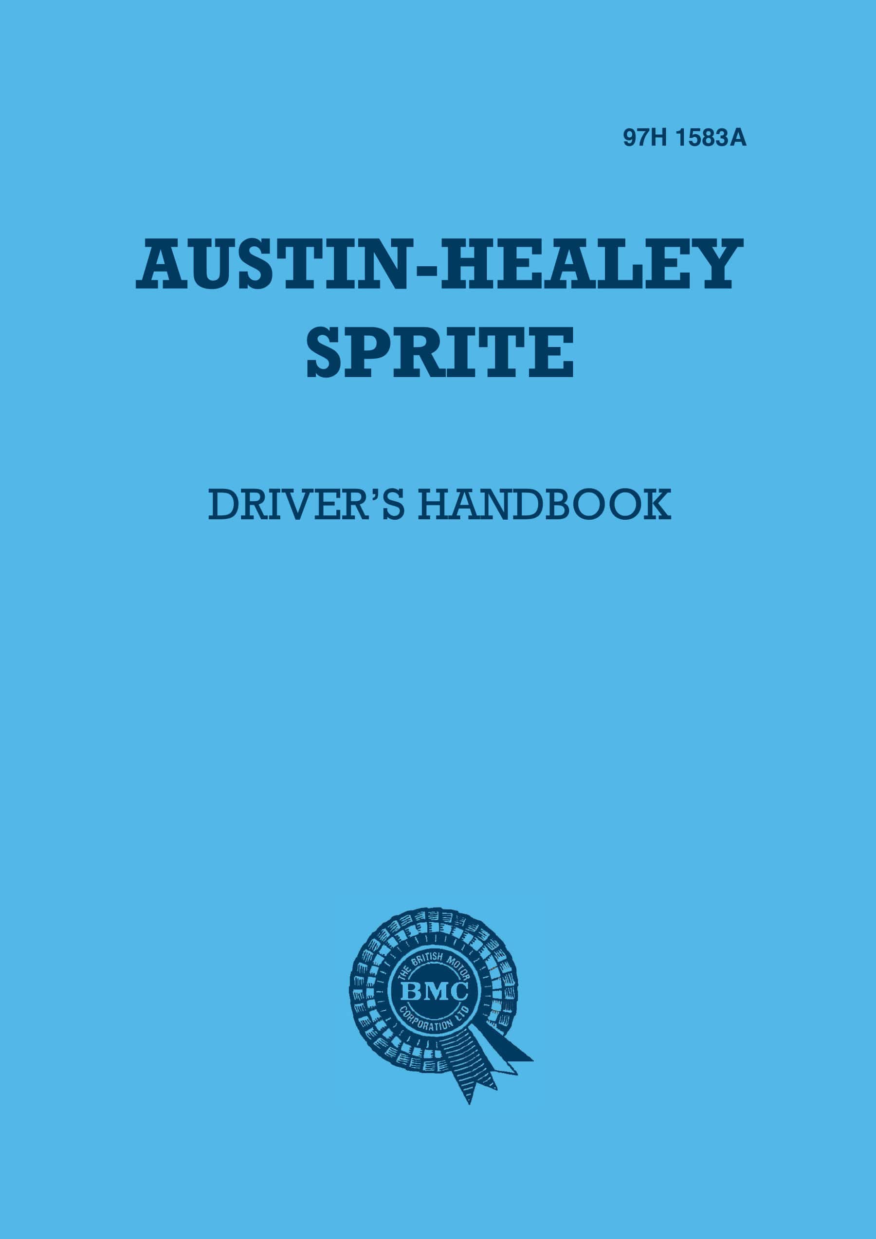 Austin-Healey Sprite Mk I Owners Handbook