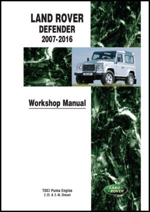 Land Rover Defender 2007-2016 Workshop Manual