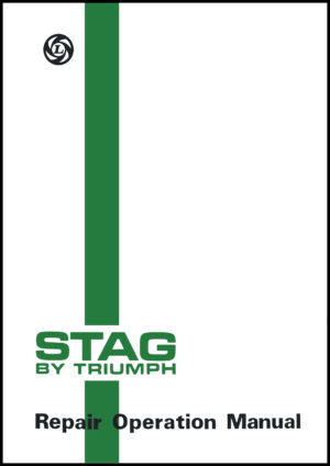 Triumph Stag Repair Operation Manual