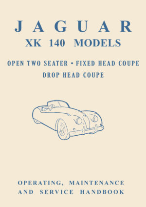 Jaguar XK140 Handbook