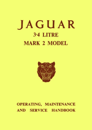 Jaguar 3.4 Mark 2 Model Handbook