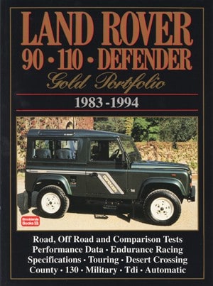 Land Rover 90 110 Defender Gold Portfolio 83-94