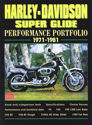 Harley-Davidson Supererglide Performance Portfolio 71-81