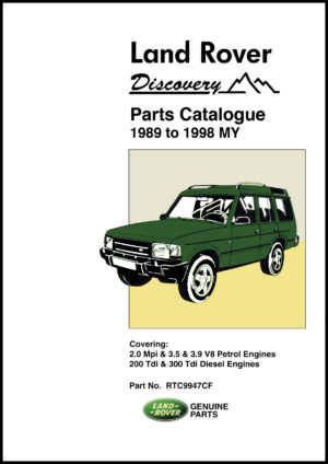 Land Rover Discovery 1989-1998 Parts Catalogue