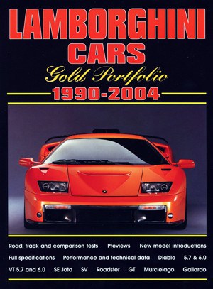 Lamborghini Cars Gold Portfolio 1990-04