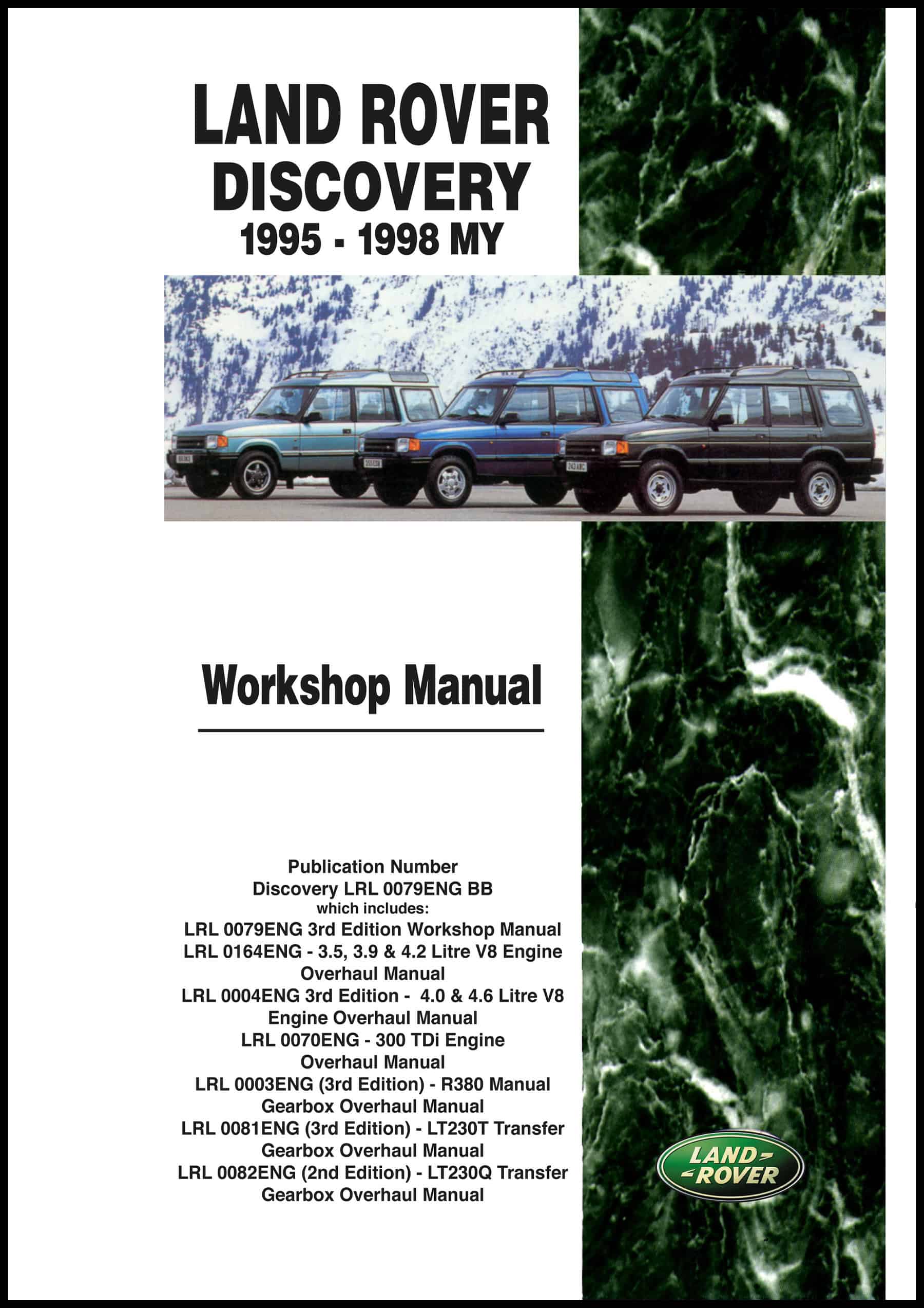 Land Rover Discovery 1995-98 My Workshop Manual