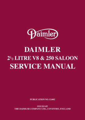 Daimler 2.5 V8 250 Saloon Ser Man