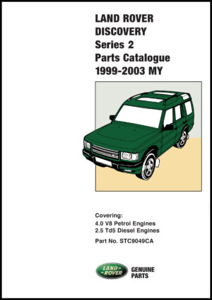 Land Rover Discovery Series 2 Parts Catalogue 1999-2003