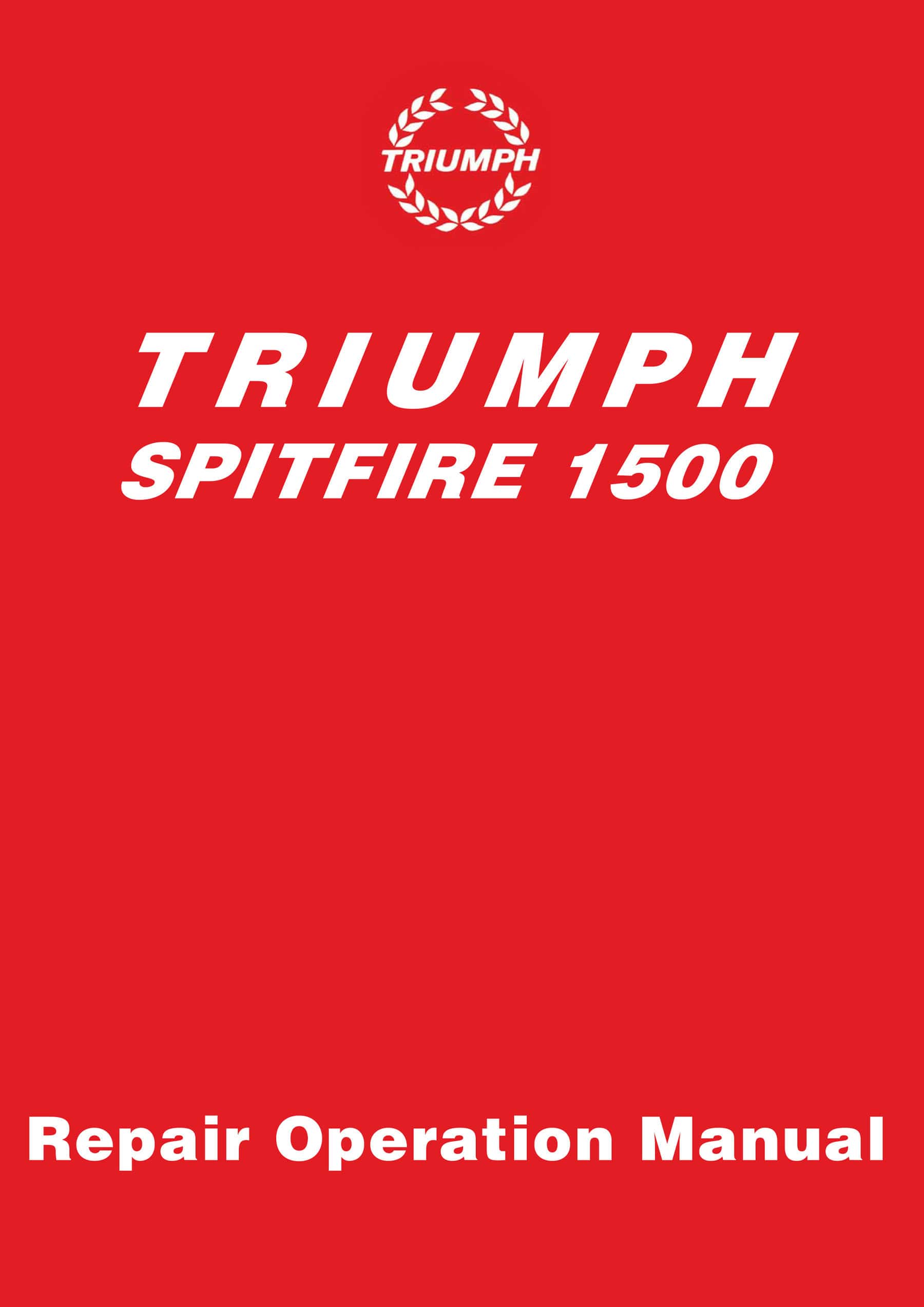 Triumph Spitfire 1500 Repair Operation Manual