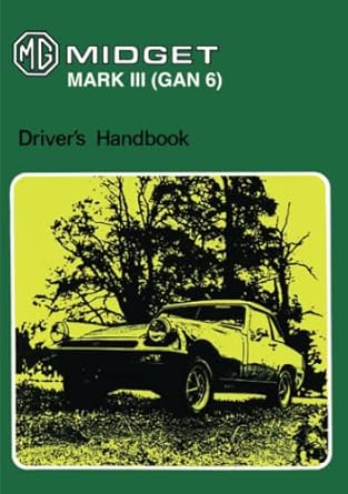 MG Midget Mk 3 Drivers Handbook 78