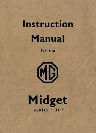 MG Midget TC Instruction Manual