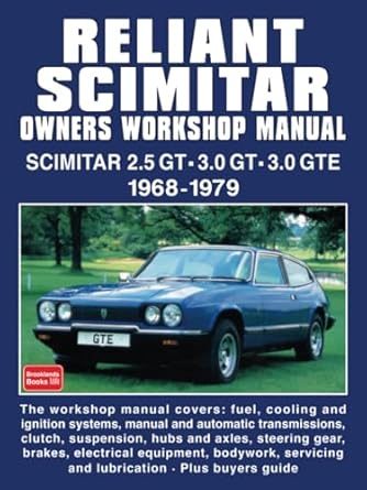 Reliant Scimitar Owners Workshop Manual and Portfolio 1968-1979