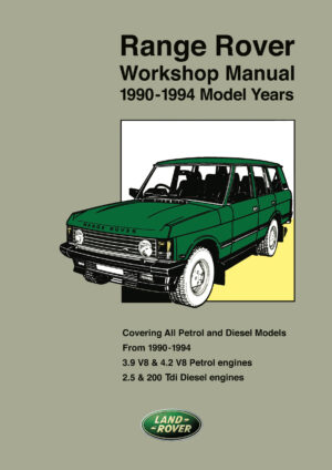 Range Rover Workshop Manual 1990-94