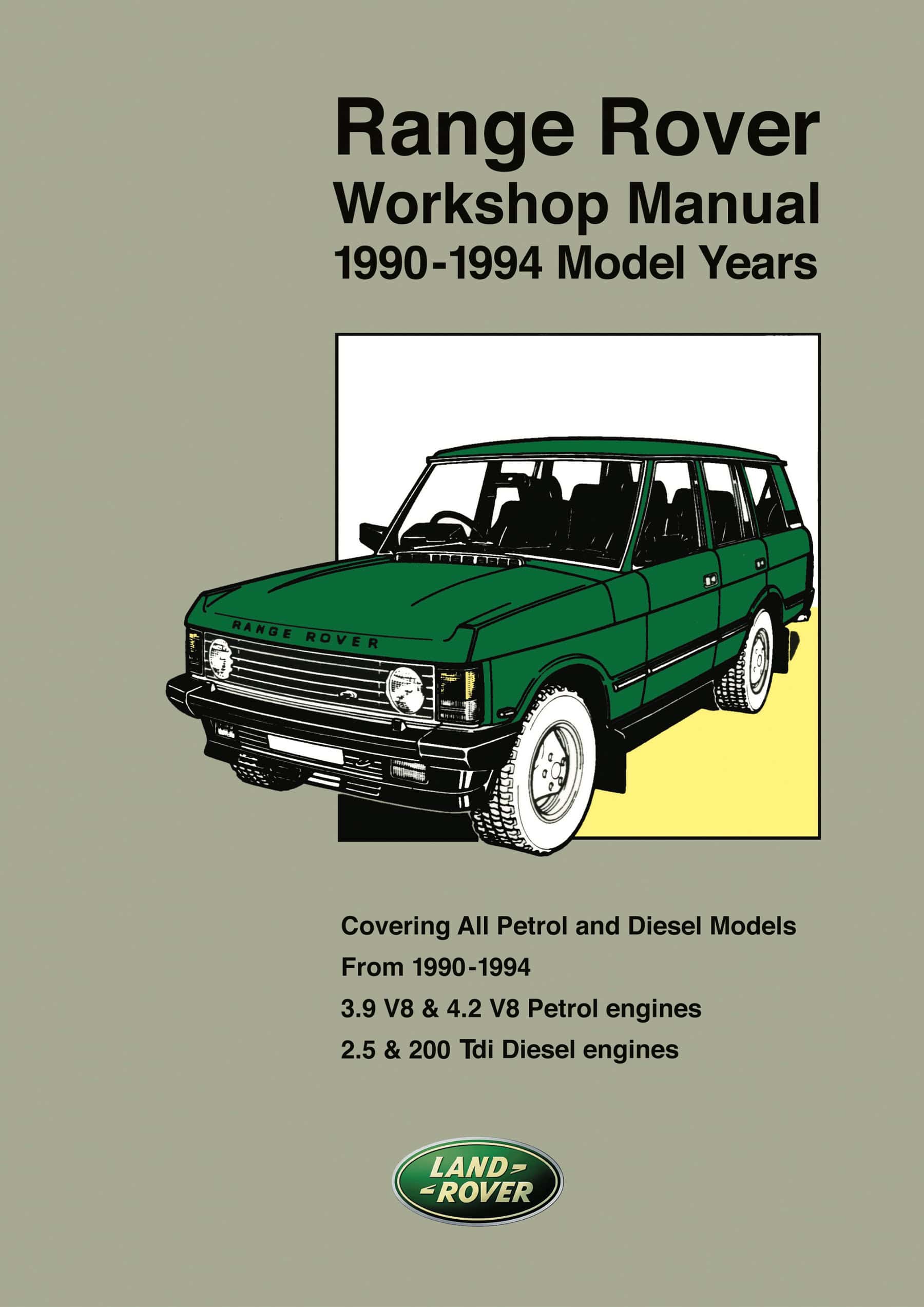 Range Rover Workshop Manual 1990-94