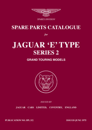 Jaguar E-Type Series 2 Spare Parts Catalogue