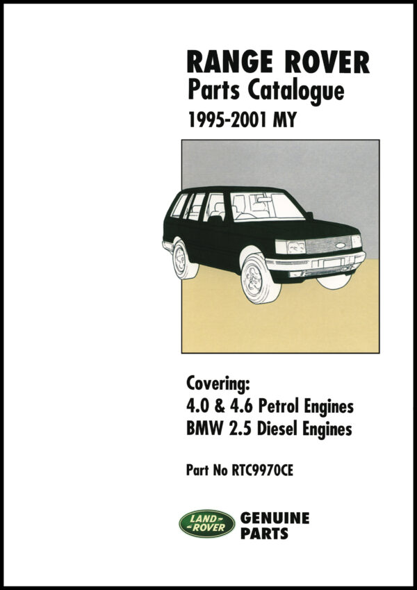 Range Rover Parts Catalogue 1995-01 - Bookworld