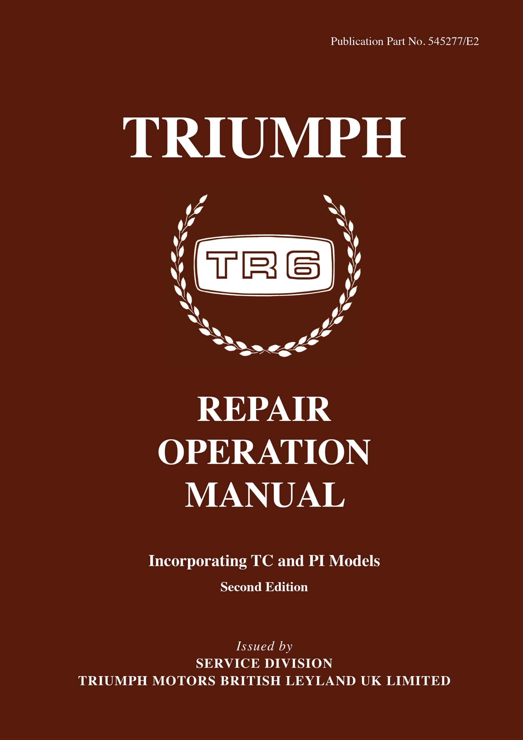 Triumph TR6 Repair Operation Man