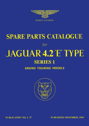 Jaguar E-Type Series 1, 4.2 Ltr Parts Catalogue