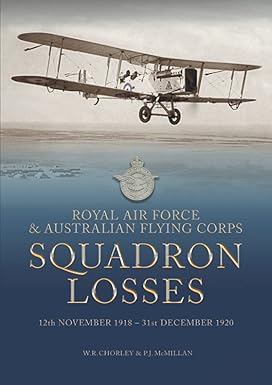 Royal Air Force & Australian Flying Corps Squadron Losses