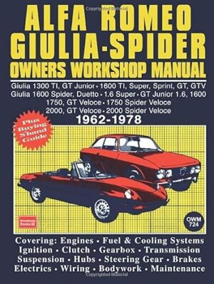 Alfa Romeo Giulia Spider Owners Manual 62-78