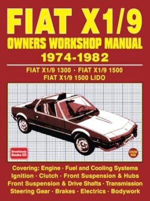 Fiat X1/9 Workshop Manual
