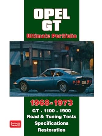 Opel GT Ultimate Portfolio 1986-1973