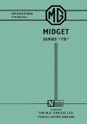 MG Midget Series TD Operation Manual