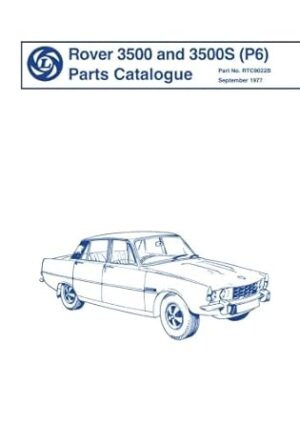 Rover 3500 and 3500S Parts Cat