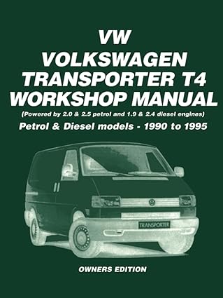 VW Transporter T4 Petrol-Diesel Wme 90-95