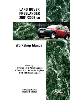 Land Rover Freelander 2001-2003 WSM
