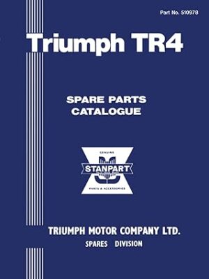Triumph TR4 Spare Parts Catalogue