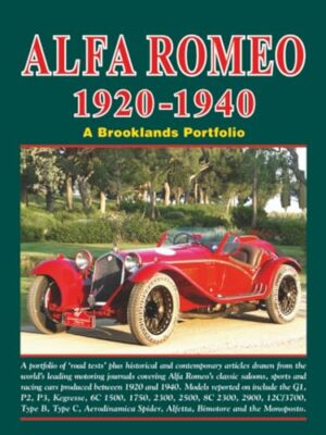 Alfa Romeo 1920-1940 A Brooklands Portfolio