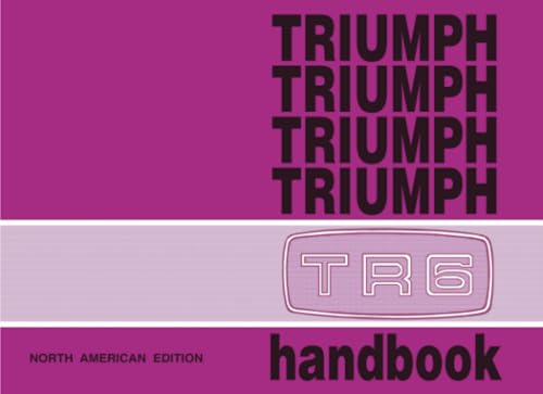 Triumph TR6 Owners Handbook North American Edition 1975 Edition