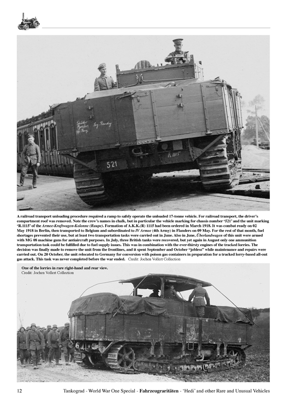 World War One Special 1016.Fahrzeugraritäten 'Hedi' and other Rare and Unusual Vehicles ( Pre Order  -Available September ) - Image 3