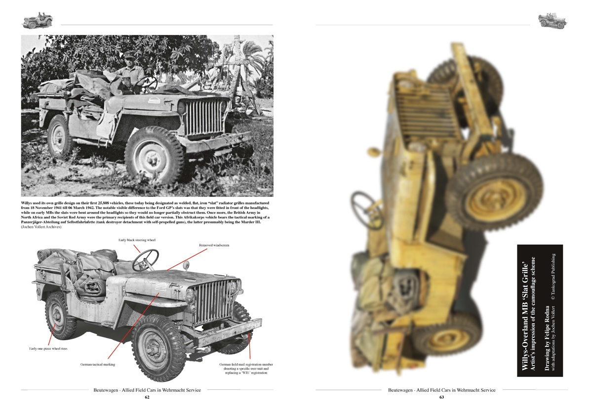 Beutewagen. Allied Field Cars in Wehrmacht Service (Pre-Order Arriving September ) Limited Edition only 700 copies will be printed !!! - Image 2