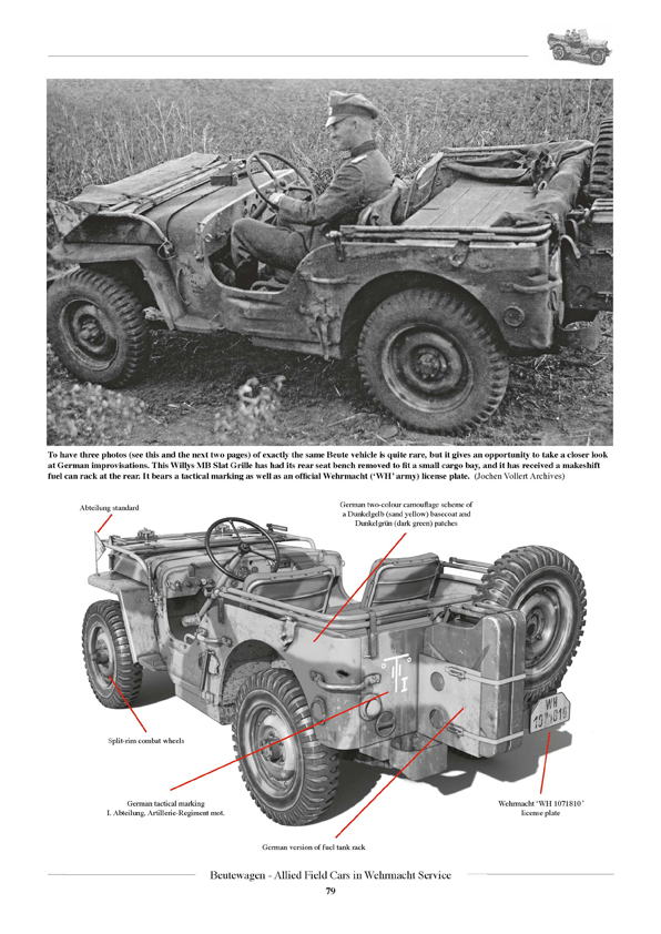 Beutewagen. Allied Field Cars in Wehrmacht Service (Pre-Order Arriving September ) Limited Edition only 700 copies will be printed !!! - Image 3