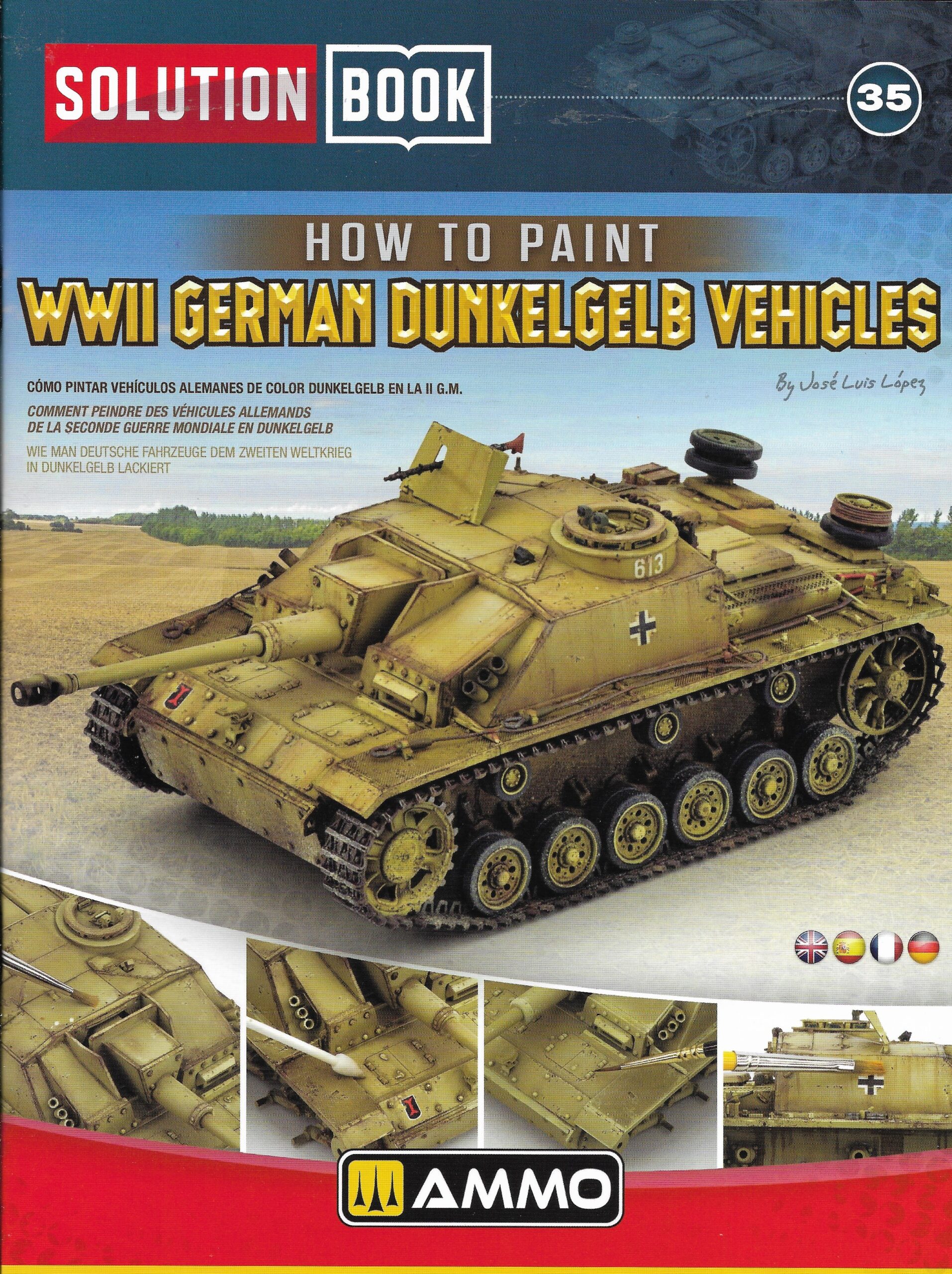 Solution Book 35. How to Paint WWII German Dunkelgelb Vehicles
