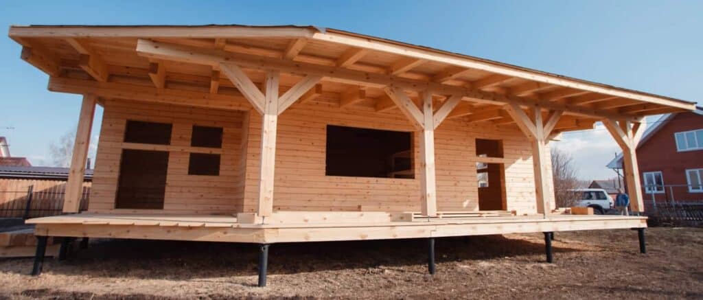 Cabañas de estructura de madera