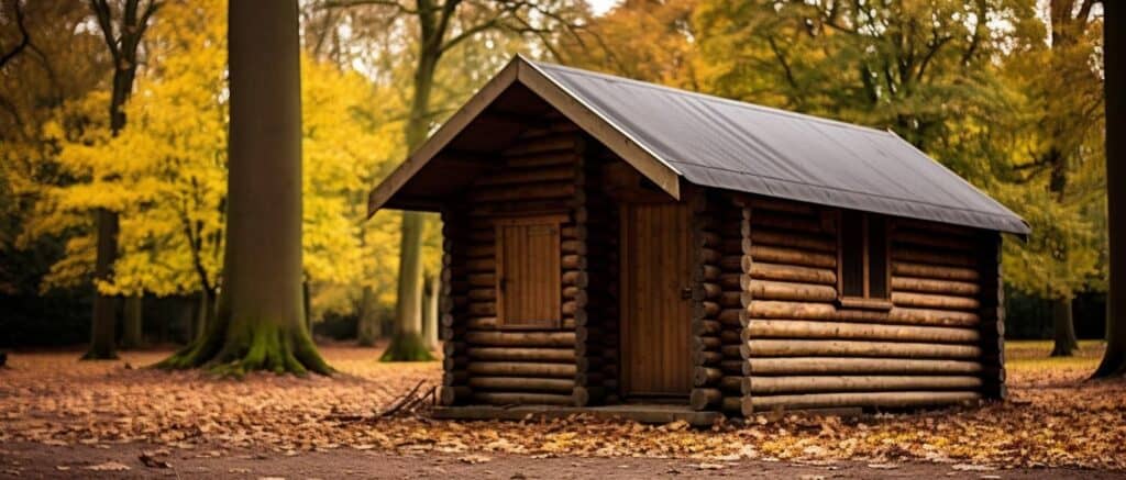 Cabañas de troncos de madera