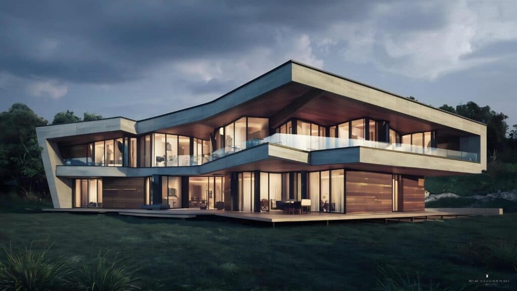 Casa moderna de Madera