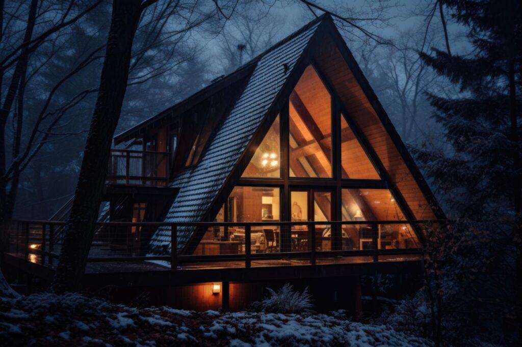 Casa nórdica de Madera